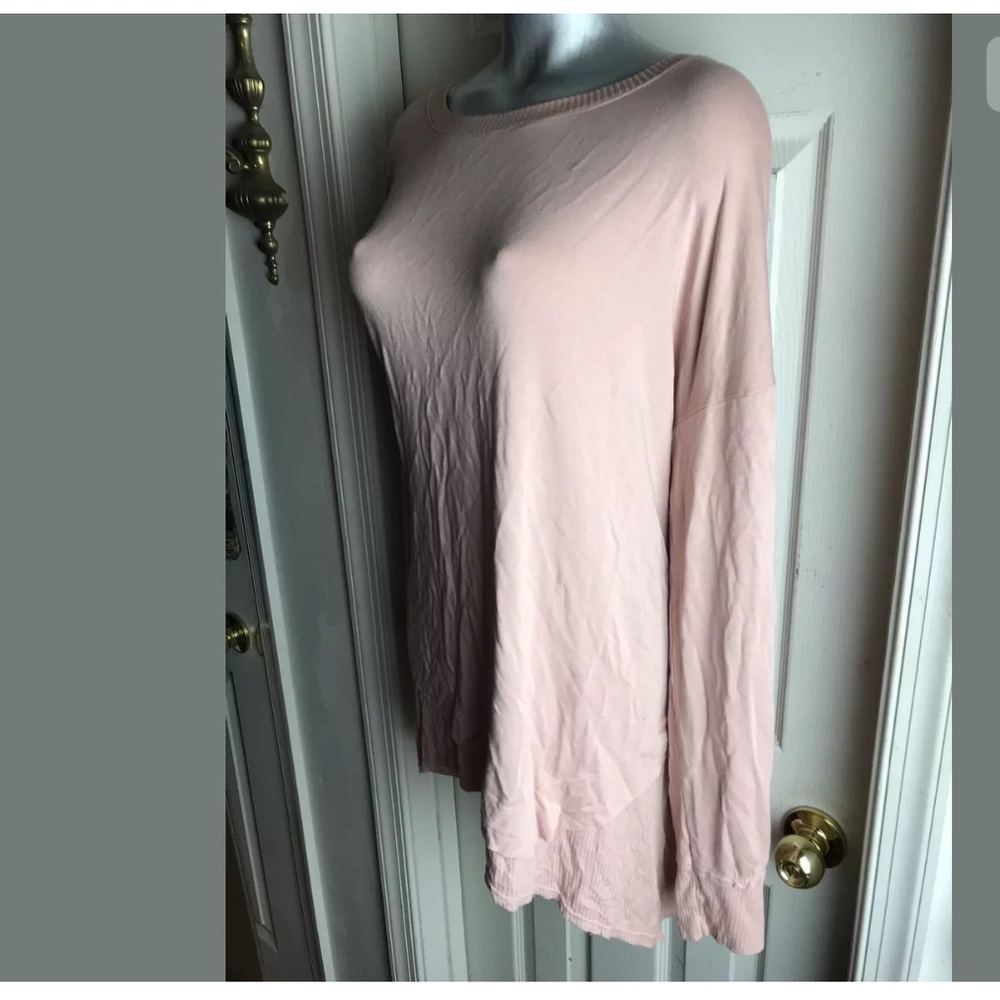 Joh Dusty Pink Tunic Top Size XL Sweatshirt